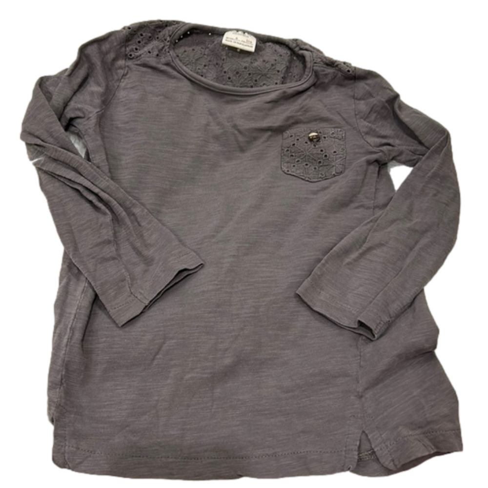Zara collection size 4 girl long sleeve top good condition